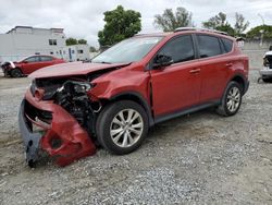 Salvage cars for sale at Opa Locka, FL auction: 2015 Toyota Rav4 Limited