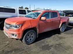 Salvage trucks for sale at Denver, CO auction: 2016 Chevrolet Colorado LT