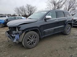 Jeep Grand Cherokee Limited salvage cars for sale: 2017 Jeep Grand Cherokee Limited