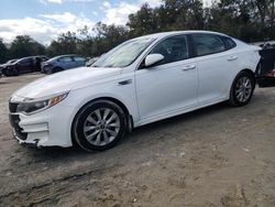 Salvage cars for sale at Ocala, FL auction: 2018 KIA Optima LX