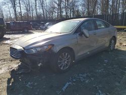 Salvage cars for sale at Waldorf, MD auction: 2015 Ford Fusion S