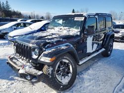 Salvage cars for sale from Copart Bowmanville, ON: 2021 Jeep Wrangler Unlimited Rubicon