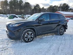 Salvage cars for sale at Mendon, MA auction: 2020 Toyota Highlander Hybrid XLE