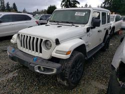 Jeep Vehiculos salvage en venta: 2022 Jeep Wrangler Unlimited Sahara 4XE