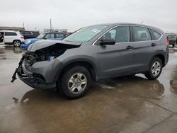 Salvage cars for sale at Grand Prairie, TX auction: 2014 Honda CR-V LX