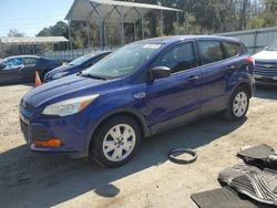 Salvage cars for sale at Savannah, GA auction: 2015 Ford Escape S