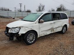 Salvage cars for sale at Oklahoma City, OK auction: 2013 Chrysler Town & Country Touring L