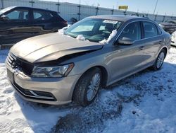 Salvage cars for sale at Cahokia Heights, IL auction: 2016 Volkswagen Passat SE