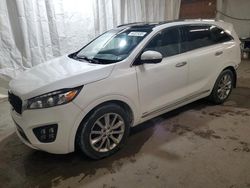 Salvage cars for sale at Ebensburg, PA auction: 2016 KIA Sorento SX