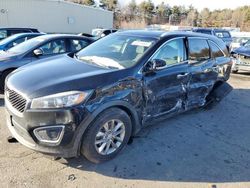 Salvage cars for sale at Exeter, RI auction: 2017 KIA Sorento LX