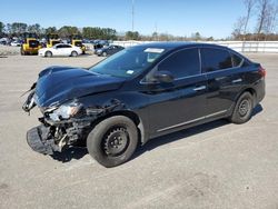 Salvage cars for sale at Dunn, NC auction: 2017 Nissan Sentra S