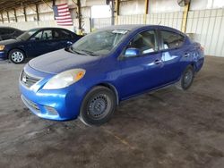 Nissan salvage cars for sale: 2012 Nissan Versa S