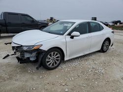 Salvage cars for sale at Taylor, TX auction: 2021 Toyota Camry LE