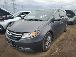 Salvage cars for sale at Elgin, IL auction: 2014 Honda Odyssey EXL