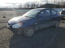 Hyundai salvage cars for sale: 2010 Hyundai Accent Blue