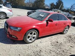 Salvage cars for sale at auction: 2013 Audi A4 Premium