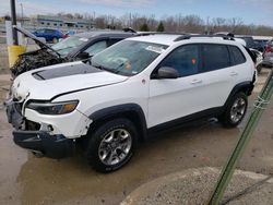 Salvage cars for sale at Louisville, KY auction: 2019 Jeep Cherokee Trailhawk