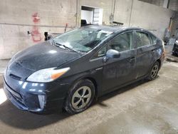 Salvage cars for sale at Blaine, MN auction: 2014 Toyota Prius