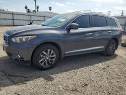 Salvage cars for sale at Mercedes, TX auction: 2014 Infiniti QX60