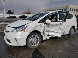 Salvage cars for sale at Littleton, CO auction: 2012 Toyota Prius V