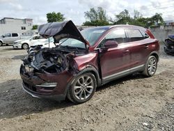 Salvage SUVs for sale at auction: 2017 Lincoln MKC Select