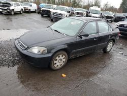 Honda Civic salvage cars for sale: 2000 Honda Civic LX