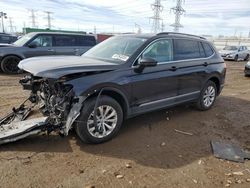 Salvage cars for sale at Elgin, IL auction: 2018 Volkswagen Tiguan SE