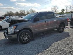 Salvage cars for sale at Riverview, FL auction: 2021 Nissan Titan SV