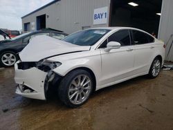 Salvage cars for sale at Elgin, IL auction: 2017 Ford Fusion Titanium