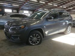 Vehiculos salvage en venta de Copart East Granby, CT: 2019 Jeep Cherokee Latitude Plus