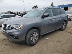 Salvage cars for sale from Copart Woodhaven, MI: 2020 Nissan Pathfinder S