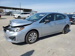 Salvage cars for sale at auction: 2018 Subaru Impreza