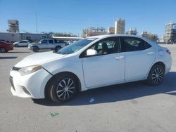 Salvage cars for sale at New Orleans, LA auction: 2014 Toyota Corolla L