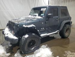 Jeep salvage cars for sale: 2007 Jeep Wrangler X