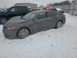 Salvage cars for sale at Wayland, MI auction: 2020 Toyota Camry LE