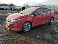 Chevrolet salvage cars for sale: 2017 Chevrolet Cruze LT