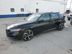 Salvage cars for sale at Farr West, UT auction: 2021 Honda Accord Sport