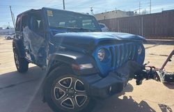 Vehiculos salvage en venta de Copart Oklahoma City, OK: 2021 Jeep Wrangler Unlimited Sport