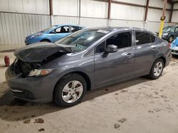 Salvage cars for sale at Pennsburg, PA auction: 2013 Honda Civic LX