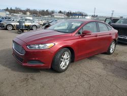 Salvage cars for sale at Pennsburg, PA auction: 2016 Ford Fusion SE