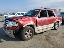 Salvage cars for sale from Copart Bakersfield, CA: 2007 Ford Expedition Eddie Bauer