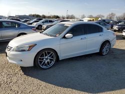 Salvage cars for sale from Copart Sacramento, CA: 2012 Honda Accord EXL