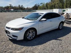 Chevrolet salvage cars for sale: 2016 Chevrolet Malibu LT