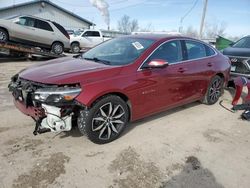 Vehiculos salvage en venta de Copart Pekin, IL: 2017 Chevrolet Malibu LT