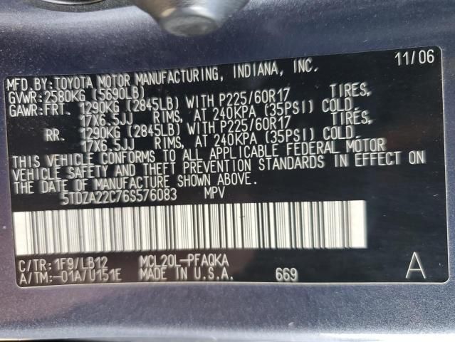 2006 Toyota Sienna XLE