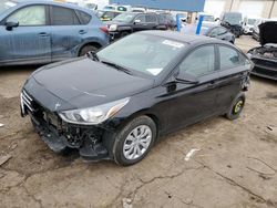 Salvage cars for sale at Woodhaven, MI auction: 2021 Hyundai Accent SE