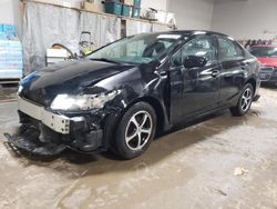 Salvage cars for sale at Elgin, IL auction: 2015 Honda Civic SE