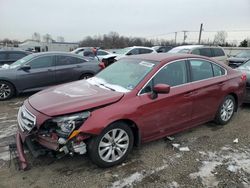 Subaru salvage cars for sale: 2016 Subaru Legacy 2.5I Premium