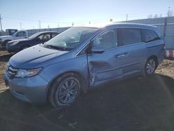 Salvage cars for sale at Greenwood, NE auction: 2014 Honda Odyssey EXL