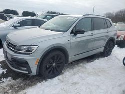 Salvage cars for sale at East Granby, CT auction: 2021 Volkswagen Tiguan SE